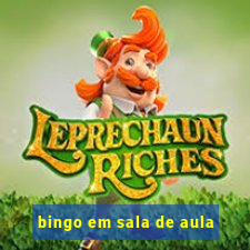 bingo em sala de aula